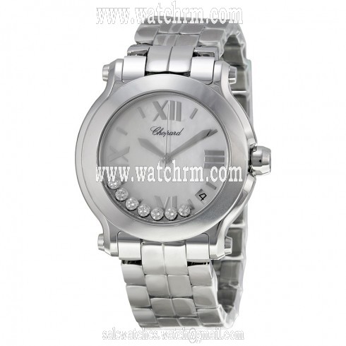 Chopard Happy Sport Ladies Diamond Watch 278477-3002