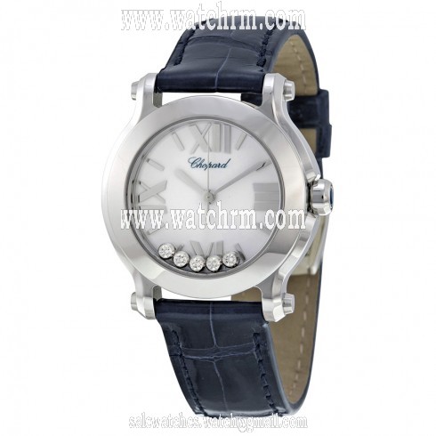 Chopard Happy Sport Mini Diamond Ladies Watch - 278509-3001
