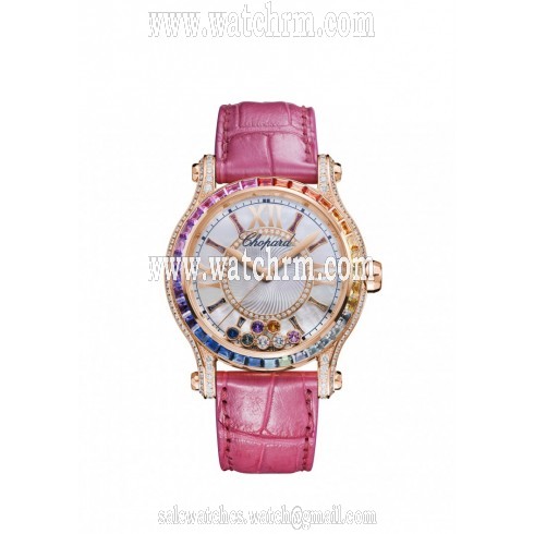 Chopard Happy Sport Mother of Pearl with Diamonds Dial Watch 274891-5007