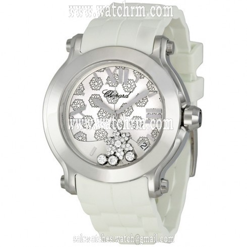 Chopard Happy Sport Snow Flake Dial Ladies Watch 278475-3015