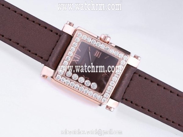 Chopard Happy Sport Square 275349-5003 Womens Quartz 27x27mm Watch