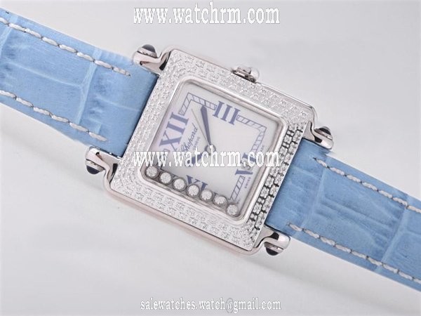 Chopard Happy Sport Square 278325-3006 Quartz White Dial Watch