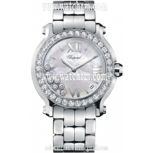 Chopard Happy Sport Stainless Steel Ladies Watch 27/8478-20