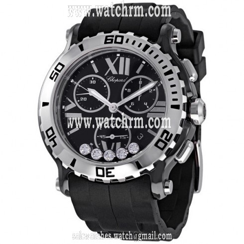 Chopard Happy Sport Steel and Diamond Ladies Watch 288515-9005