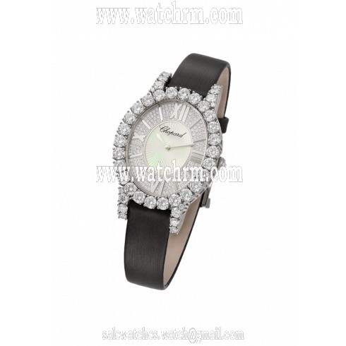 Chopard Heure du Diamant Diamond Set Guilloche Dial Ladies Watch 139383-1001