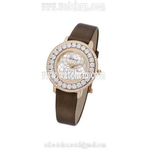 Chopard Heure du Diamant Mother of Pearl Filigree Motif Dial Ladies Watch 139423-9002