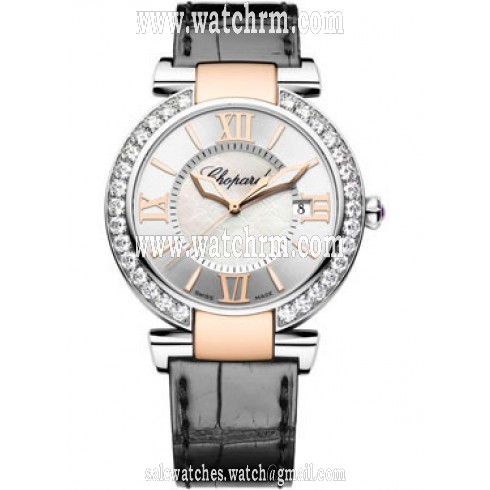 Chopard Imperiale Diamond Mother of Pearl Dial Rose Gold Ladies Watch 388531-6003