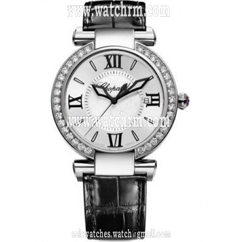 Chopard Imperiale Diamond Silver Dial Stainless Steel Ladies Watch 388532-3003