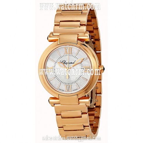 Chopard Imperiale Mother of Pearl Dial 18 kt Rose Gold Ladies Watch 384238-5002
