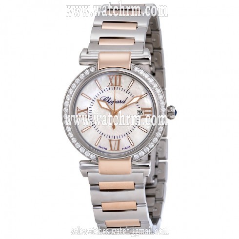 Chopard Imperiale Mother of Pearl Steel and 18kt Rose Gold Ladies Watch 388541-6004