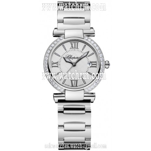 Chopard Imperiale Silver Dial Stainless Steel Ladies Watch 388541-3004