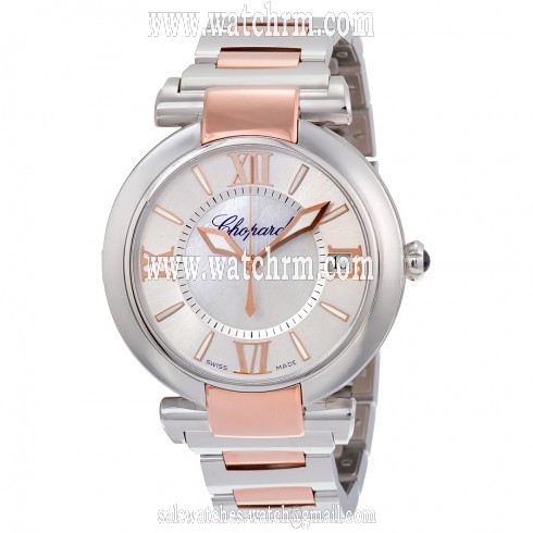 Chopard Imperiale Silver Mother of Pearl Dial Stainless Steel and Rose Gold Men's Watch 388531-6007