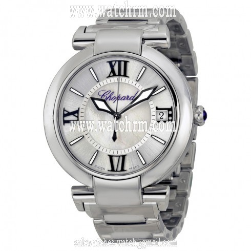 Chopard Imperiale Silver Mother of Pearl Dial Stainless Steel Men's Watch 388531-3011