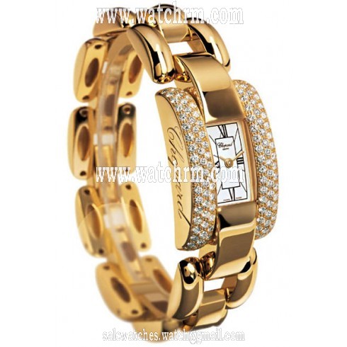 Chopard La Strada Diamond 18k Yellow Gold Ladies Watch 41/6547