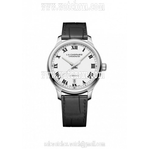 Chopard L.U.C 1937 Classic Porcelain-Type Dial Automatic Men's Watch 168558-3002