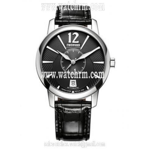 Chopard L.U.C. Classic Twin Automatic Black Dial Men's Watch 161880-1001