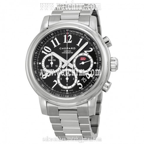 Chopard Mille Miglia Chronograph Mechanical Black Dial Stainless Men's Watch 158511-3002