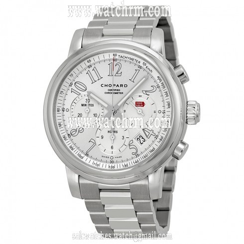 Chopard Mille Miglia Chronograph Mechanical Silver Dial Stainless Men's Watch 158511-3001