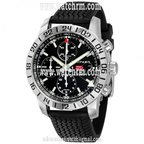 Chopard Mille Miglia GMT Steel Black Chronograph Men's Watch 168992-3001