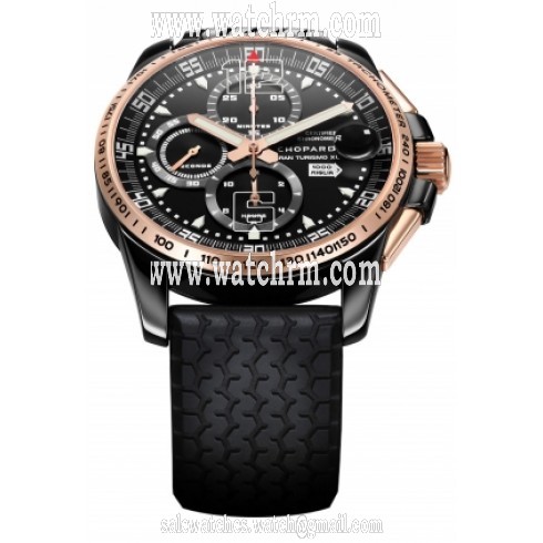 Chopard Mille Miglia GT XL Black Dial Chronograph Men's Watch 168459-6001