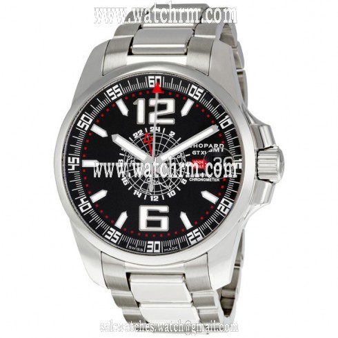 Chopard Mille Miglia GT XL GMT Black Dial Men's Watch 15-8514-3001