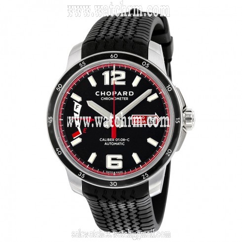 Chopard Mille Miglia GTS Power Control Black Matt Dial Black Rubber Strap Men's Watch 168566-3001