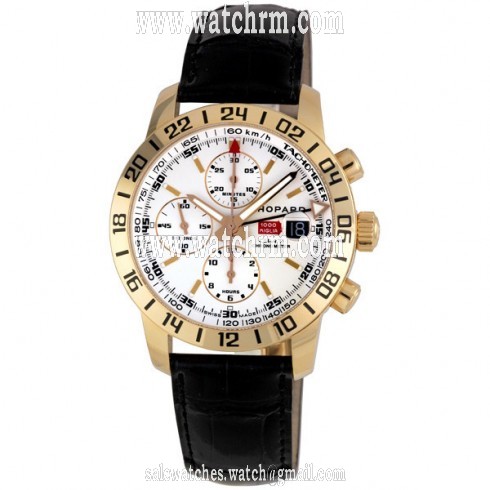 Chopard Mille Miglia Men's Rose Gold GMT Chronograph Watch 161267-5001