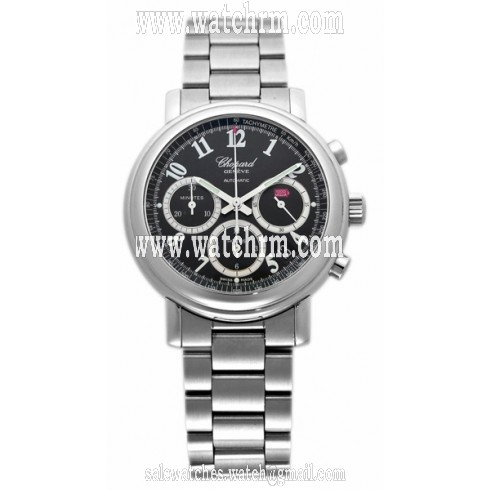Chopard Mille Miglia Steel Black Chronograph Men's Watch 15/8331