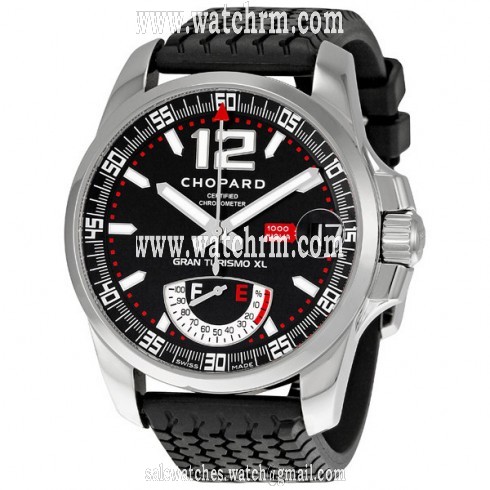 Chopard Mille Miglia Steel Black Rubber Men's Watch 168457-3001