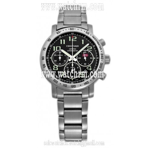 Chopard Mille Miglia Titanium Black Chronograph Men's Watch 158915