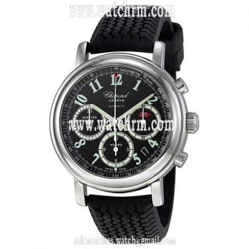 Chopard Mille Miglia Titanium Black Rubber Chronograph Men's Watch 16/8331