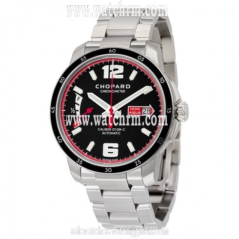 Chopard Millie Miglia GTS Automatic Black Dial Silver Stainless Steel Men's Watch 158566-3001