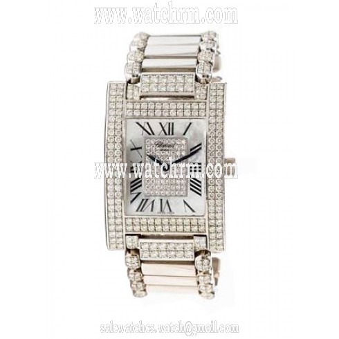 Chopard Natural Pearl-Diamond Dial StainlessSteel AutomaticLadies Watch 173451-1001