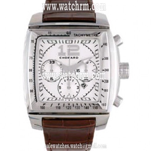 Chopard Two O Ten Chronograph Automatic Silver Dial Men's Watch 168462-3003