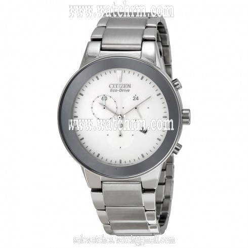 Citizen Axiom Eco-Drive Chronograph Stainless Steel Men's Watch AT2240-51A