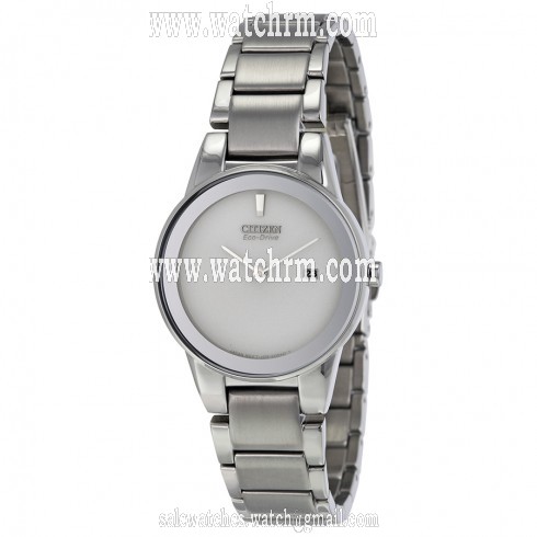 Citizen Axiom Silver Dial Stainless Steel Quartz Ladies Watch GA1050-51A
