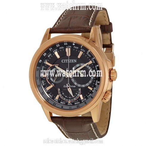 Citizen Calendrier Eco-Drive Black Dial Men's Watch BU2023-04E