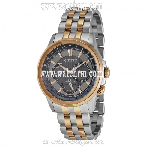 Citizen Calendrier Eco-Drive Dark Grey Dial Men's Watch BU2026-57H