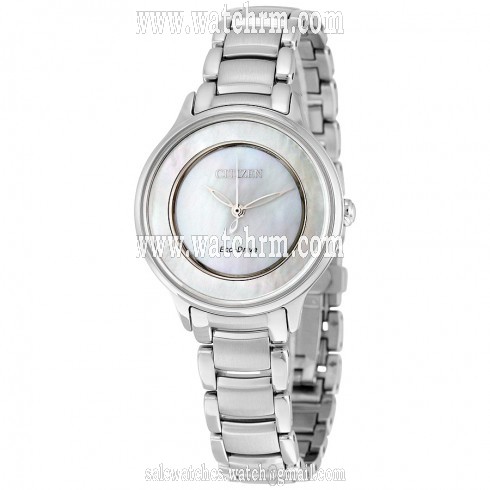 Citizen Circle Of Time Mother of Pearl Dial Stainless Steel Ladies Watch EM0380-81D