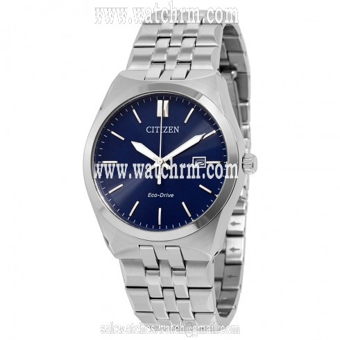 Citizen Corso Eco-Drive Blue Dial Stainless Steel Men's Watch BM7330-59L