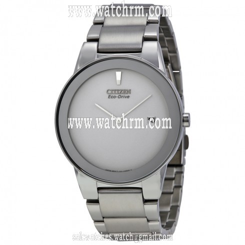 Citizen Eco Drive Axiom Grey Dial Stainless Steel Men's Watch AU1060-51A