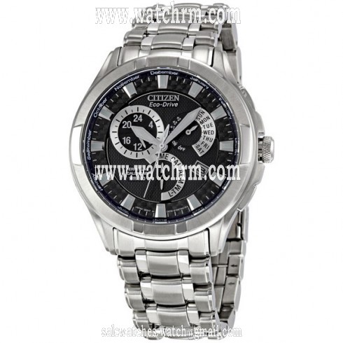 Citizen Eco Drive Calibre 8700 Black Dial Stainless Steel Men's Watch BL8090-51E