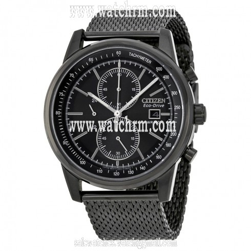 Citizen Eco-Drive Black Dial Men's Watch CA0338-57E