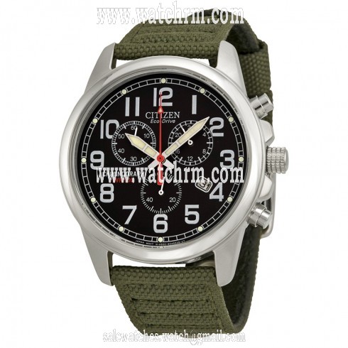 Citizen Eco-Drive Chronograph Men's Strap Watch AT0200-05E