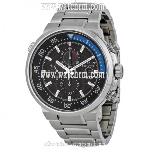 Citizen Eco Drive Endeavor Black Dial Stainless Steel Men's Watch CA0440-51E