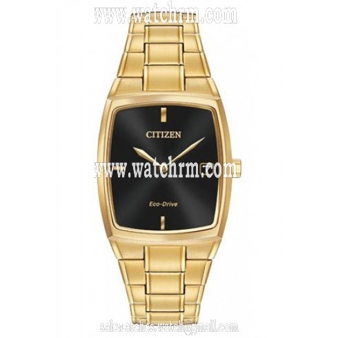 Citizen Eco-Drive Black Dial Stainless Steel Men's Watch AU1072-52E