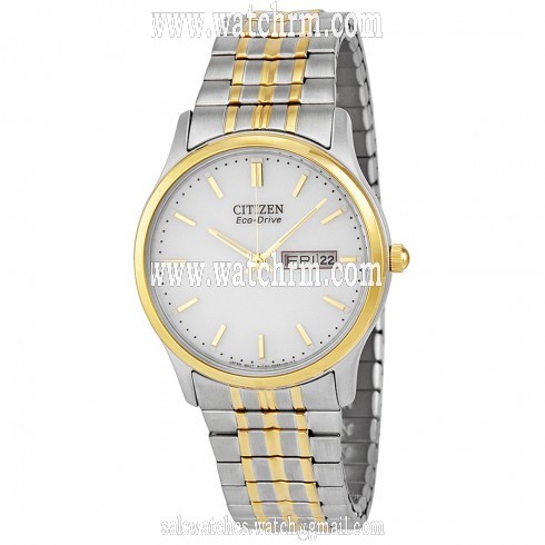 Citizen Men's Eco-drive 180 Flexible Band Two-tone Watch BM8454-93A