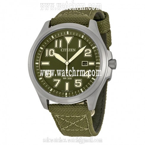 Citizen Military Green Dial Men's Watch AW1410-16X