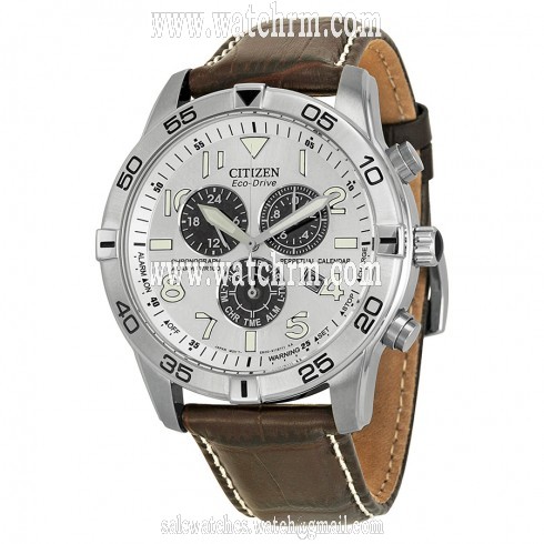 Citizen Perpetual Calendar Eco-Drive Chronograph Silver Dial Men's Watch BL5470-06A