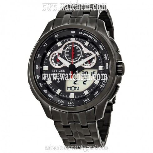Citizen Promaster SST Eco Drive Black Dial Grey PVD Mnes Watch JW0097-54E